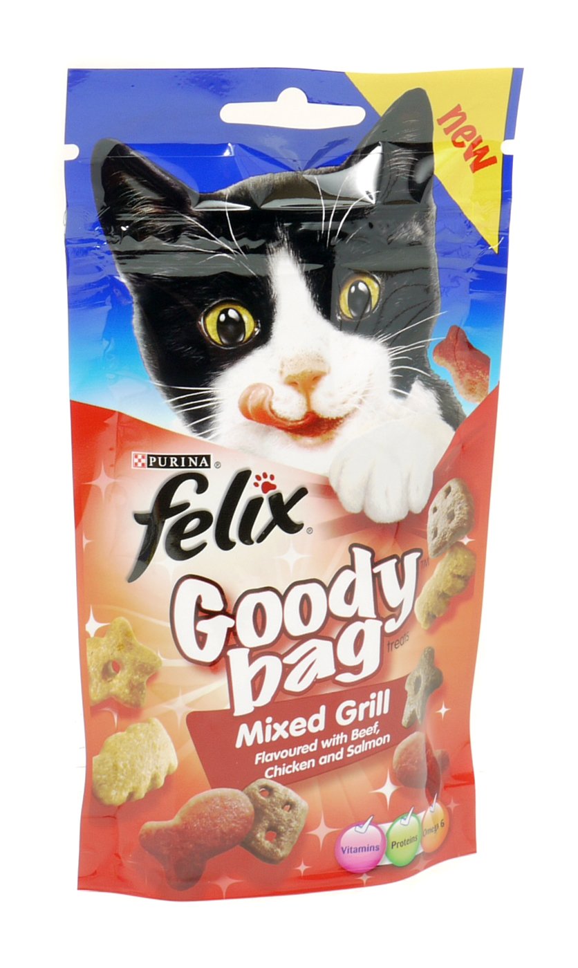 Amazon.com: Felix Goody Bag Mixed Grill (60g) - Pack of 6